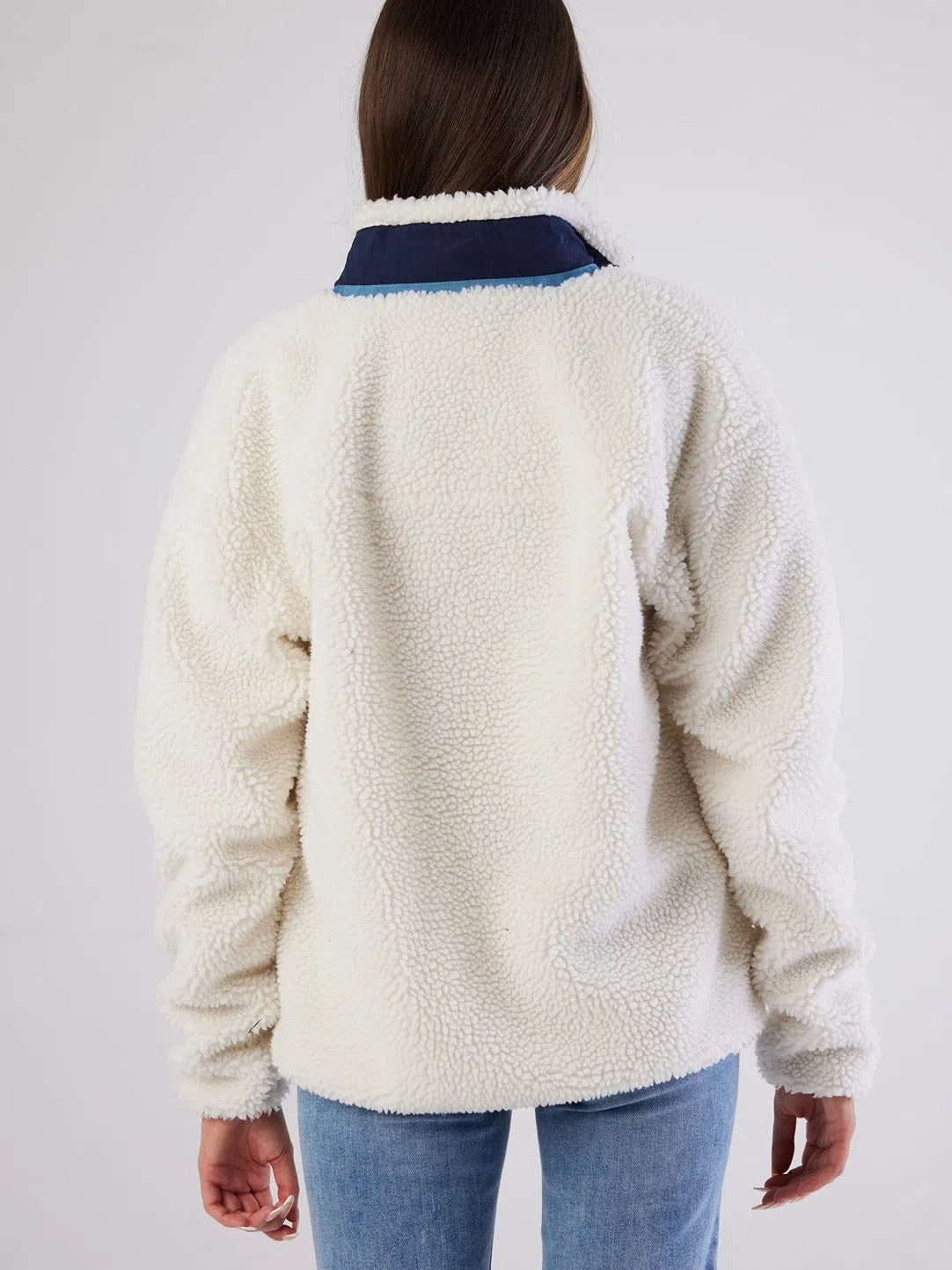 Sherpa Full Zip Fleece Fleece Cream