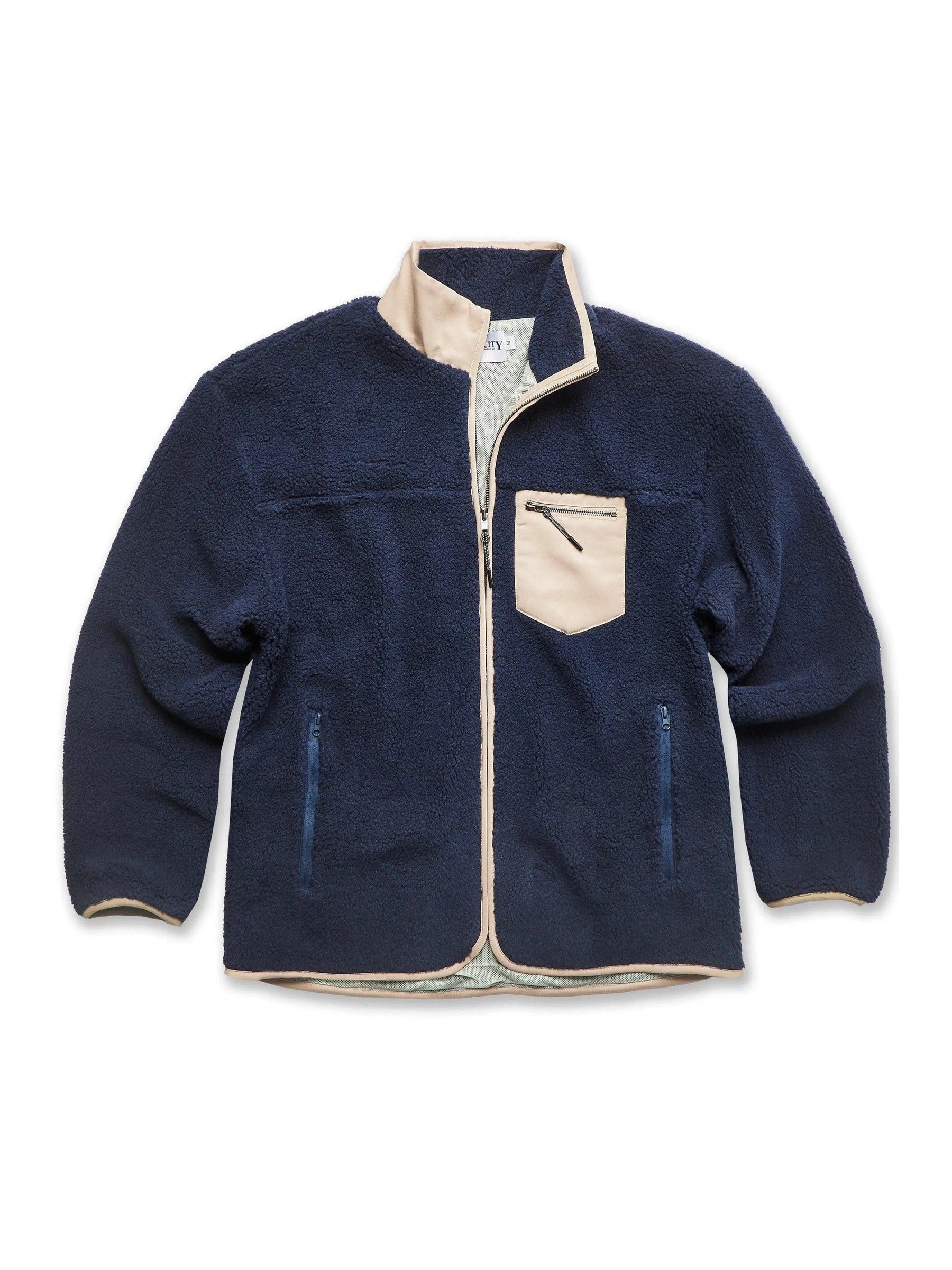 Sherpa Full Zip Fleece Jacket