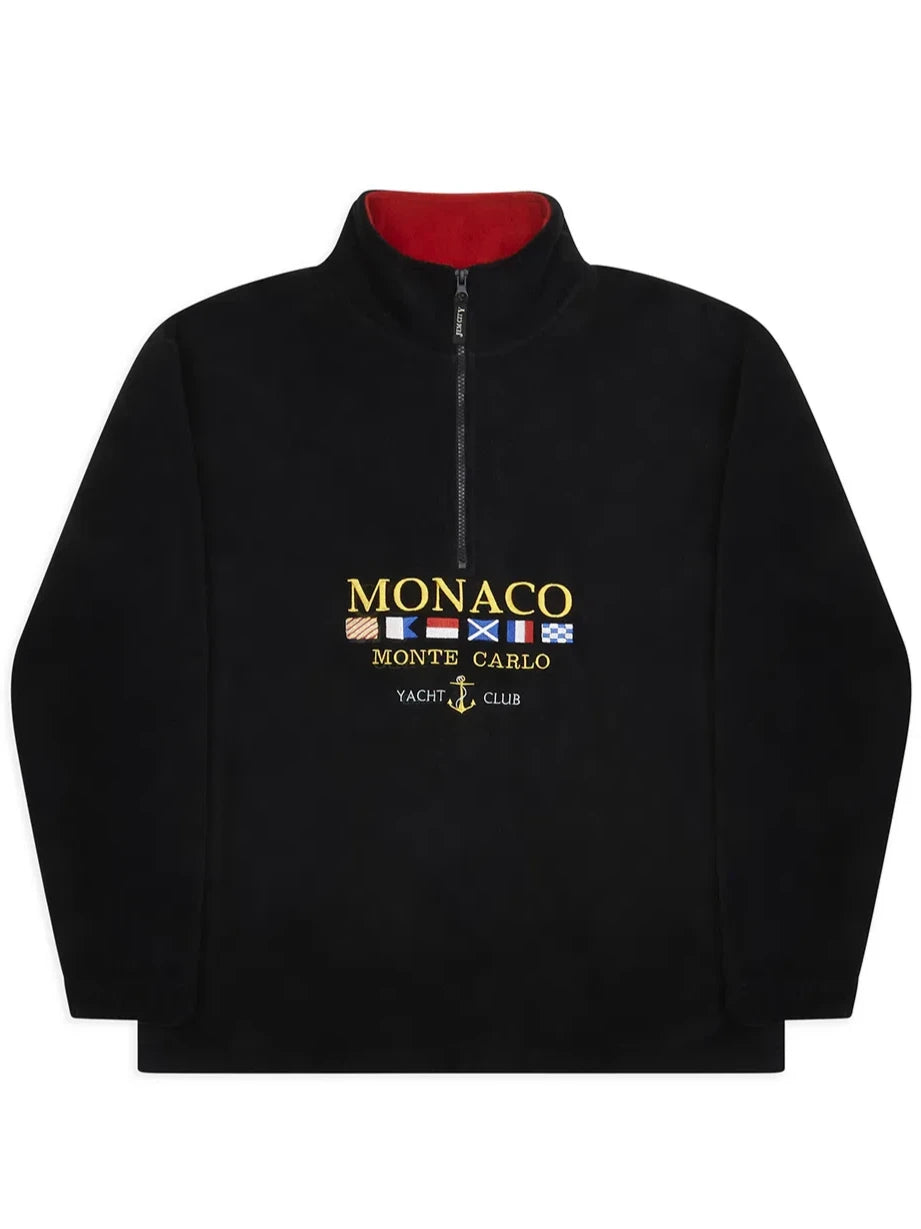 Monaco Vintage Fleece Black Jacket