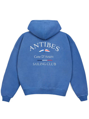 Antibes Heavyweight Hoodie Blue Stylish Comfortable