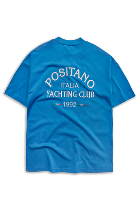 Blue Positano Big Logo T-Shirt