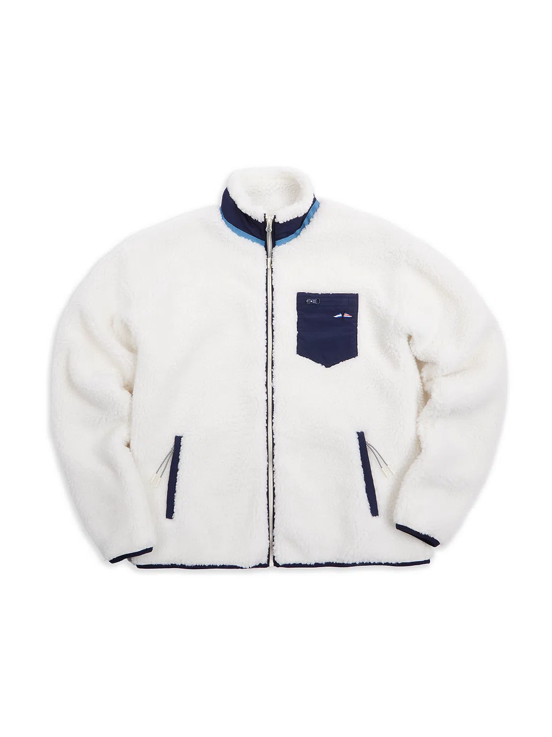 Sherpa Full Zip Fleece Fleece Cream