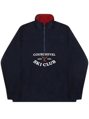 Courchevel Ski Club Fleece Navy Jacket
